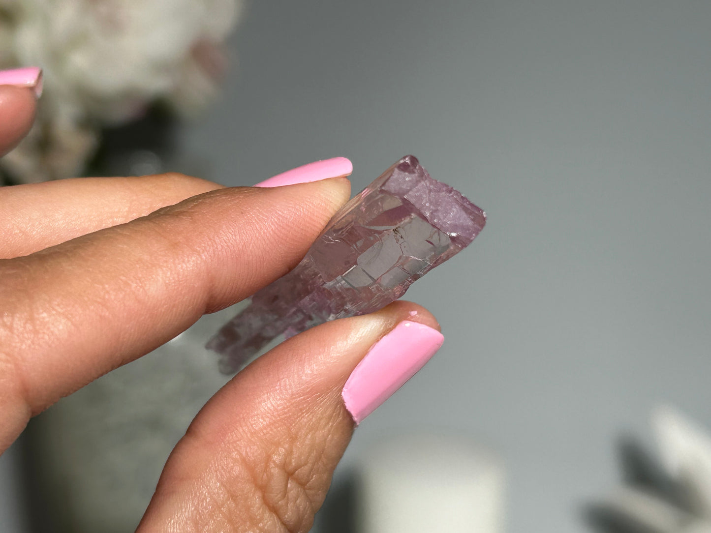 Natural Purple Kunzite Point (2.2", 57mm)