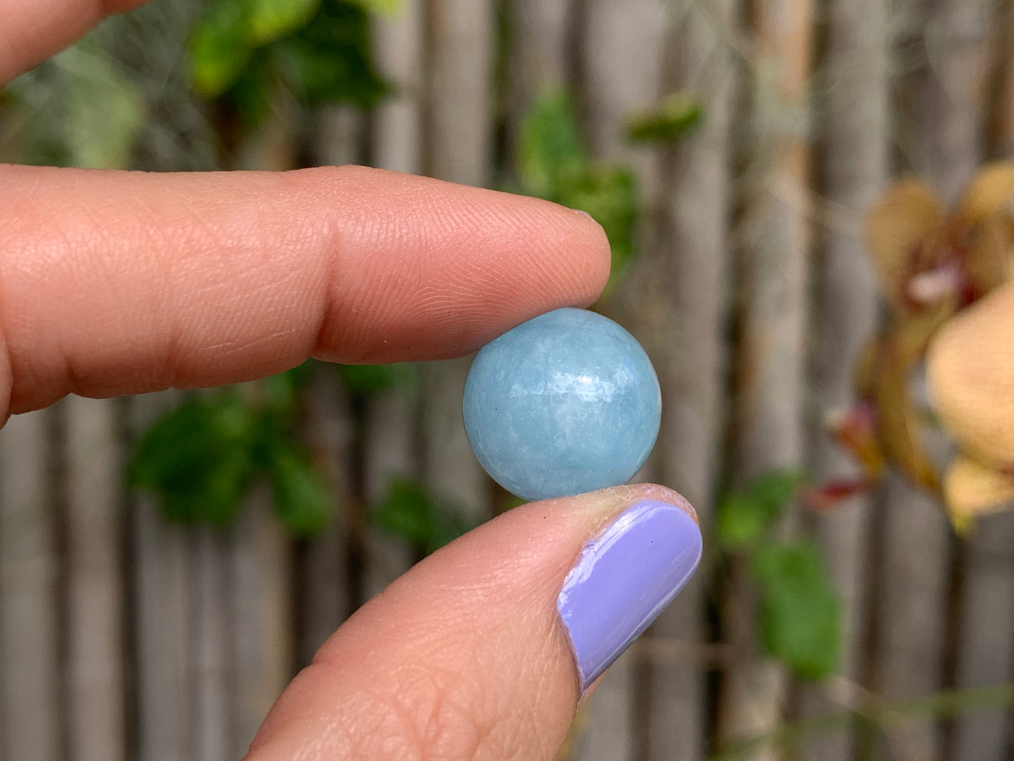 Mini Aquamarine Sphere