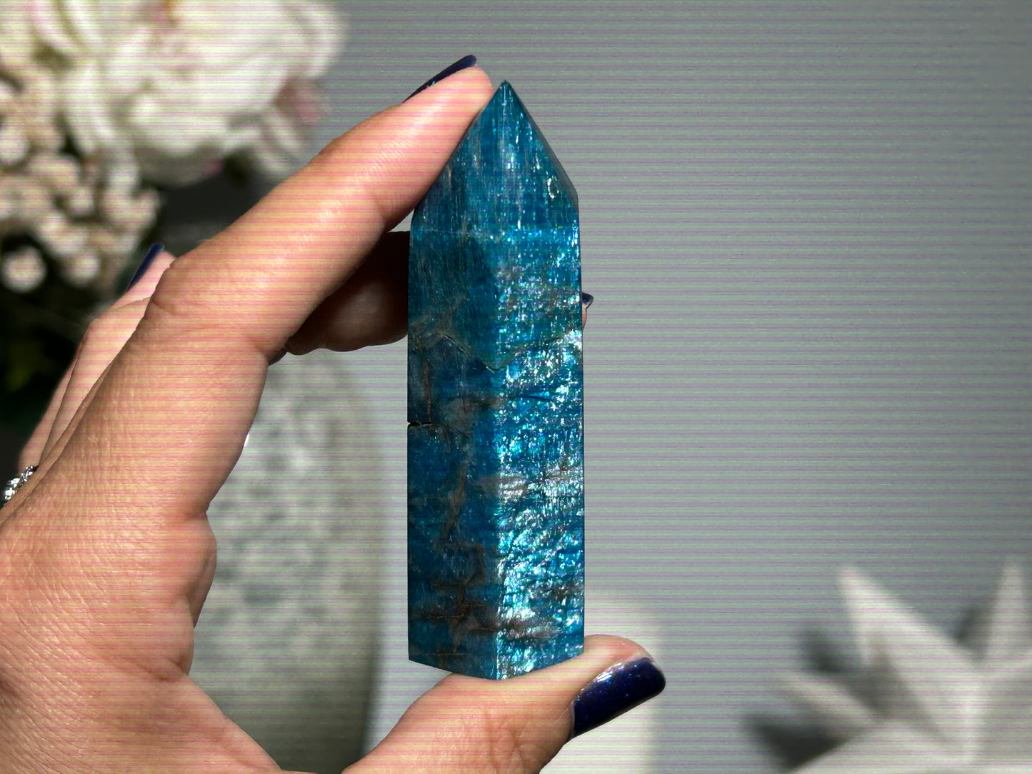 Blue Apatite Tower