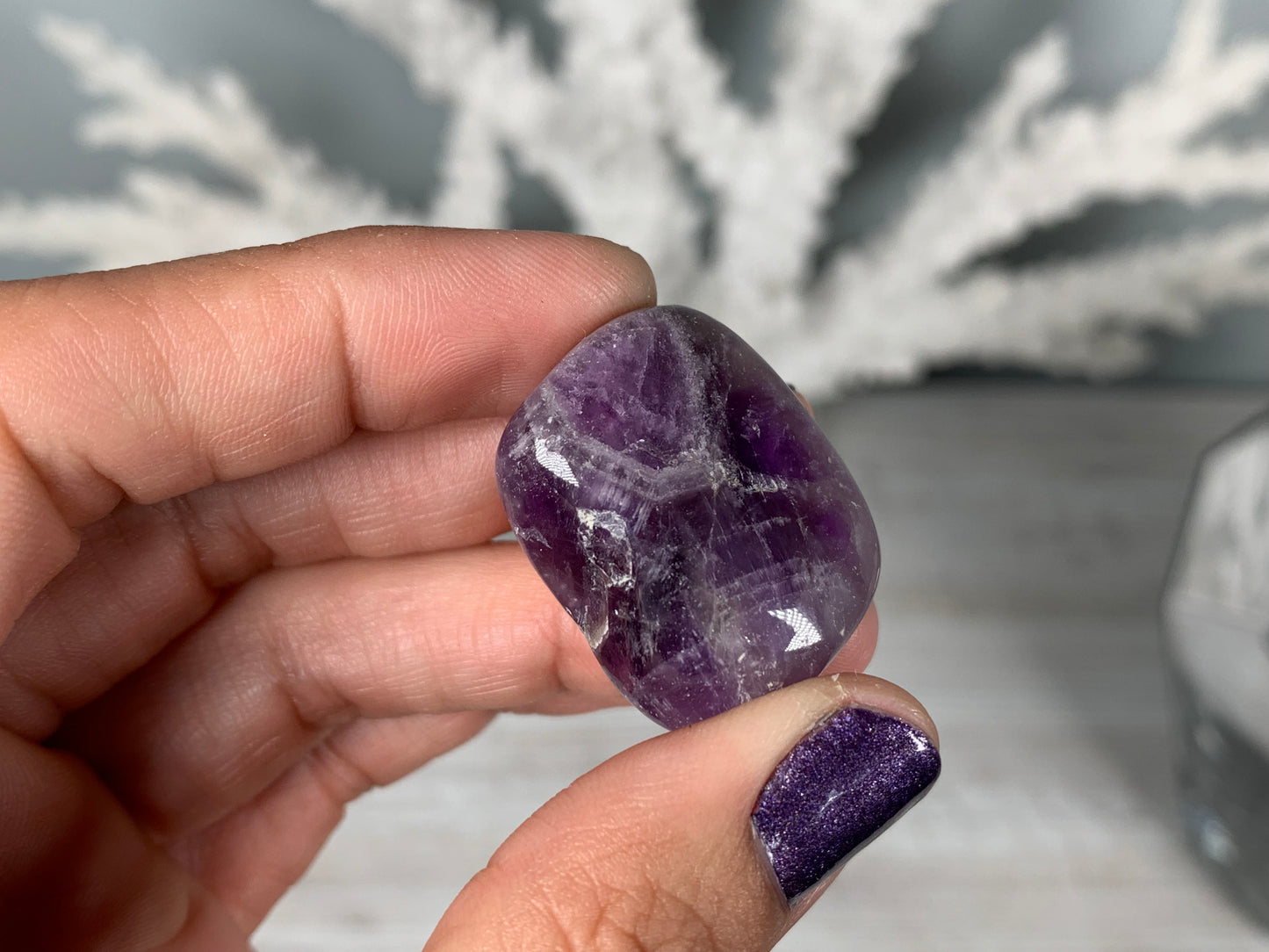 Tumbled Dog Tooth Amethyst Large