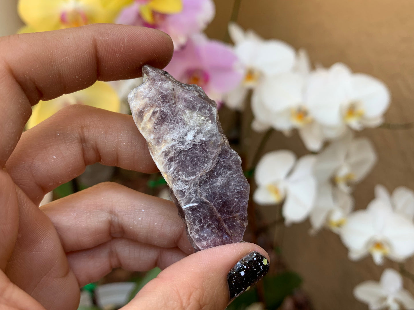 Lepidolite Slice