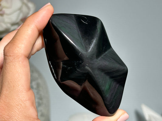 Rainbow Obsidian Star (3.4", 87mm)