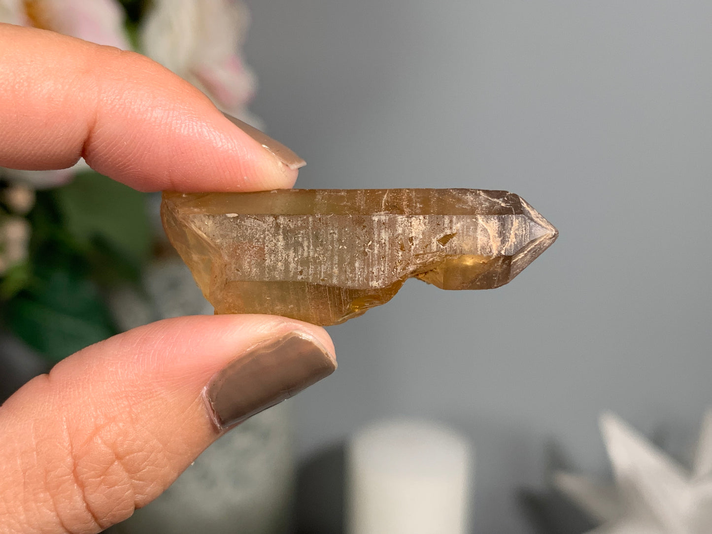 Congo Smoky Citrine Point (1.75", 45mm)