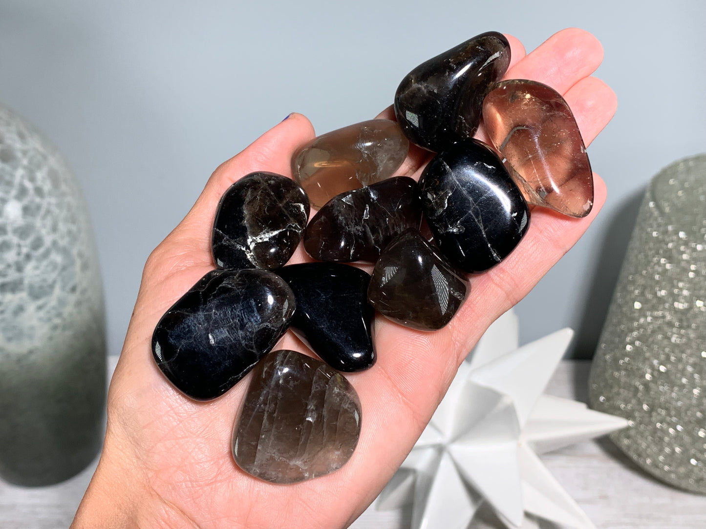 Tumbled Madagascan Smoky Quartz Large