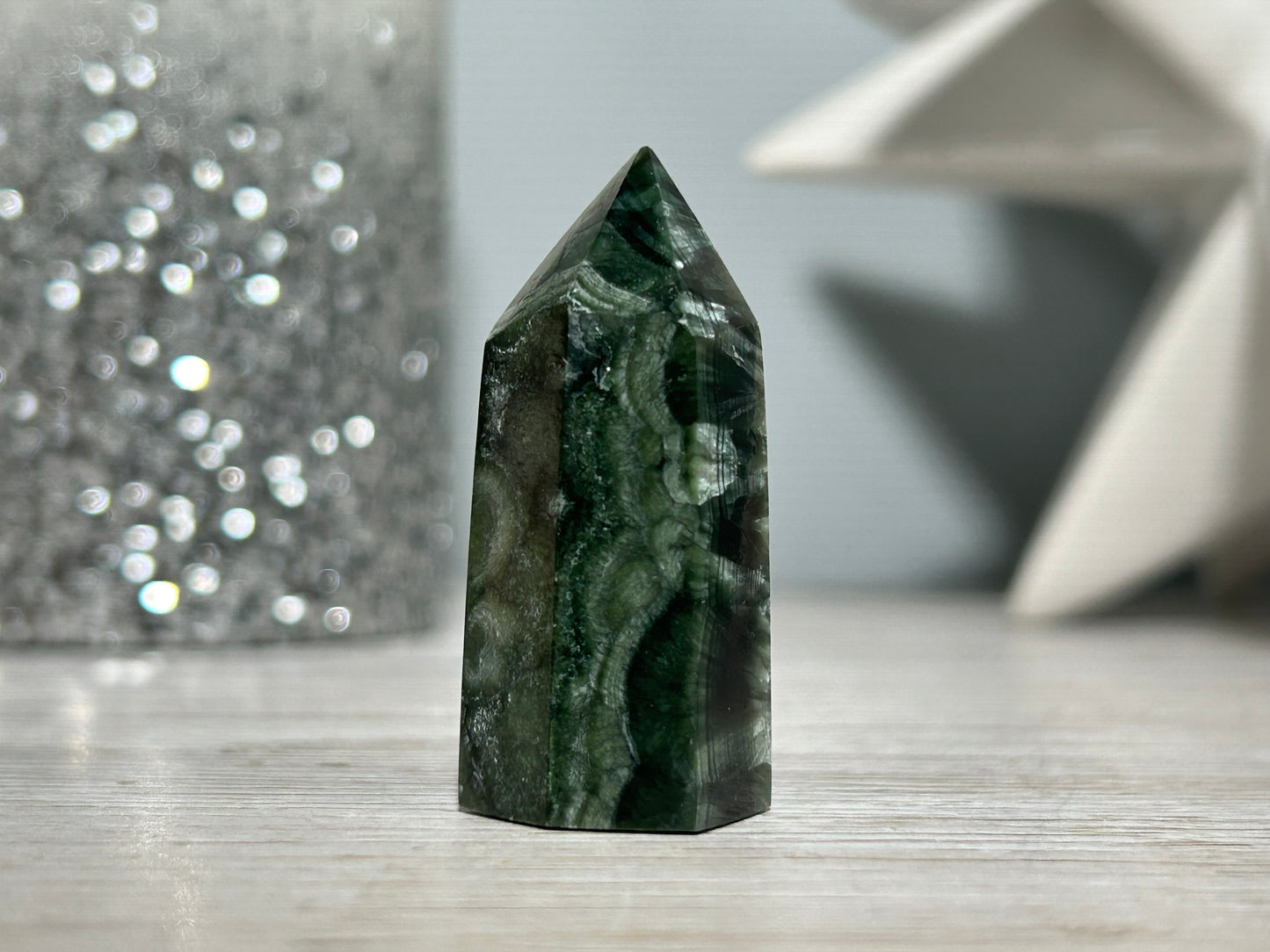 Seraphinite Tower (1.7", 43mm)