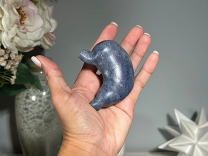 Blue Quartz Stomach (2.7", 69mm)