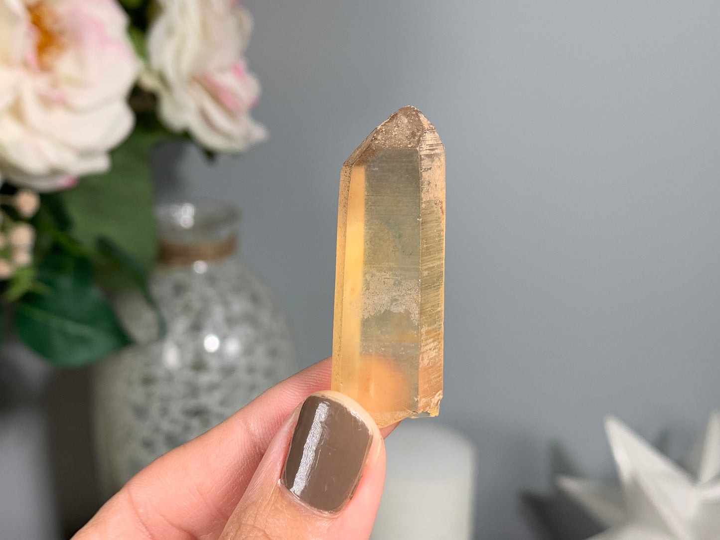 Congo Smoky Citrine Point (1.8", 47mm)