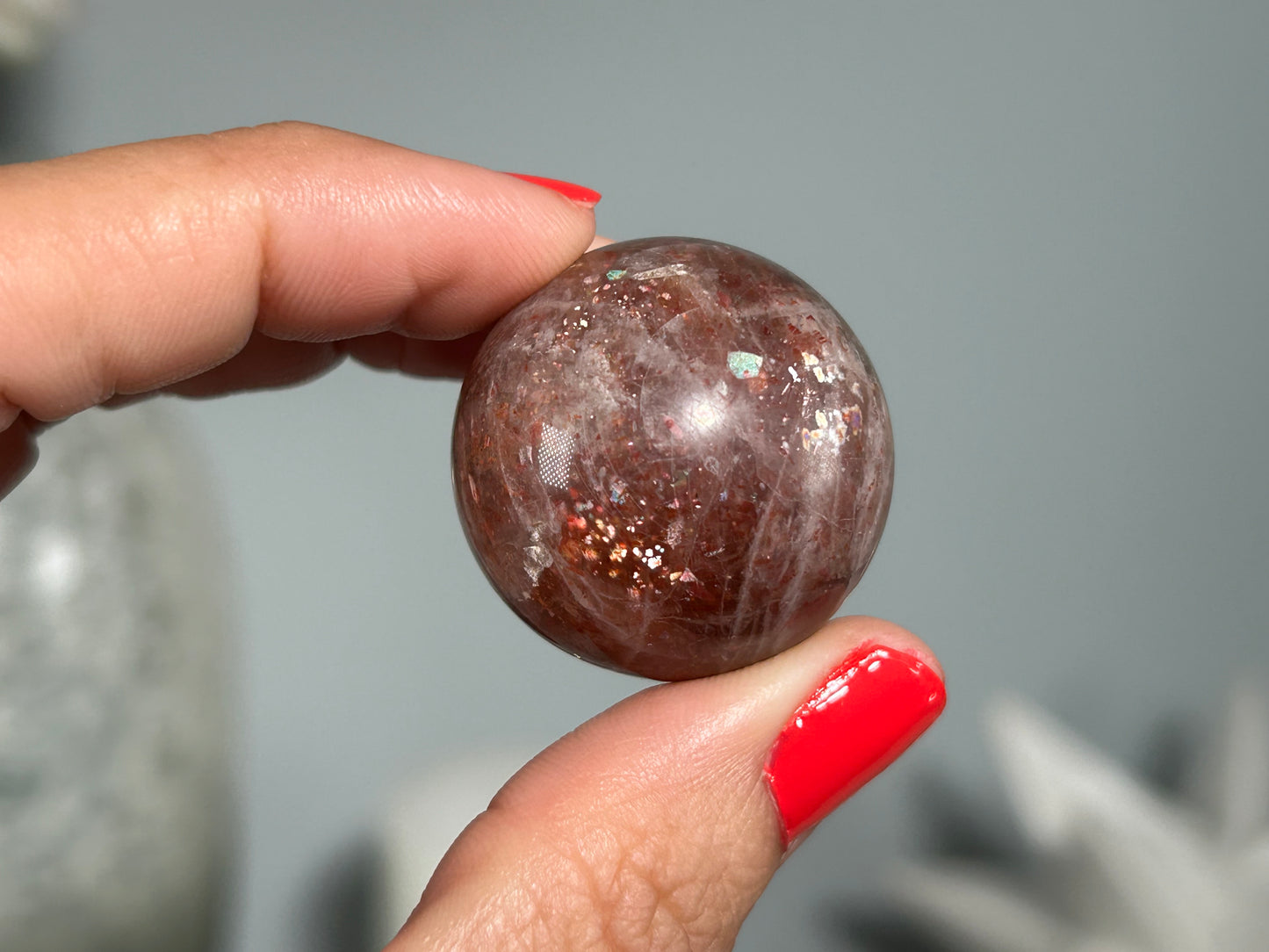 Confetti Sunstone Sphere (1.1", 29mm)