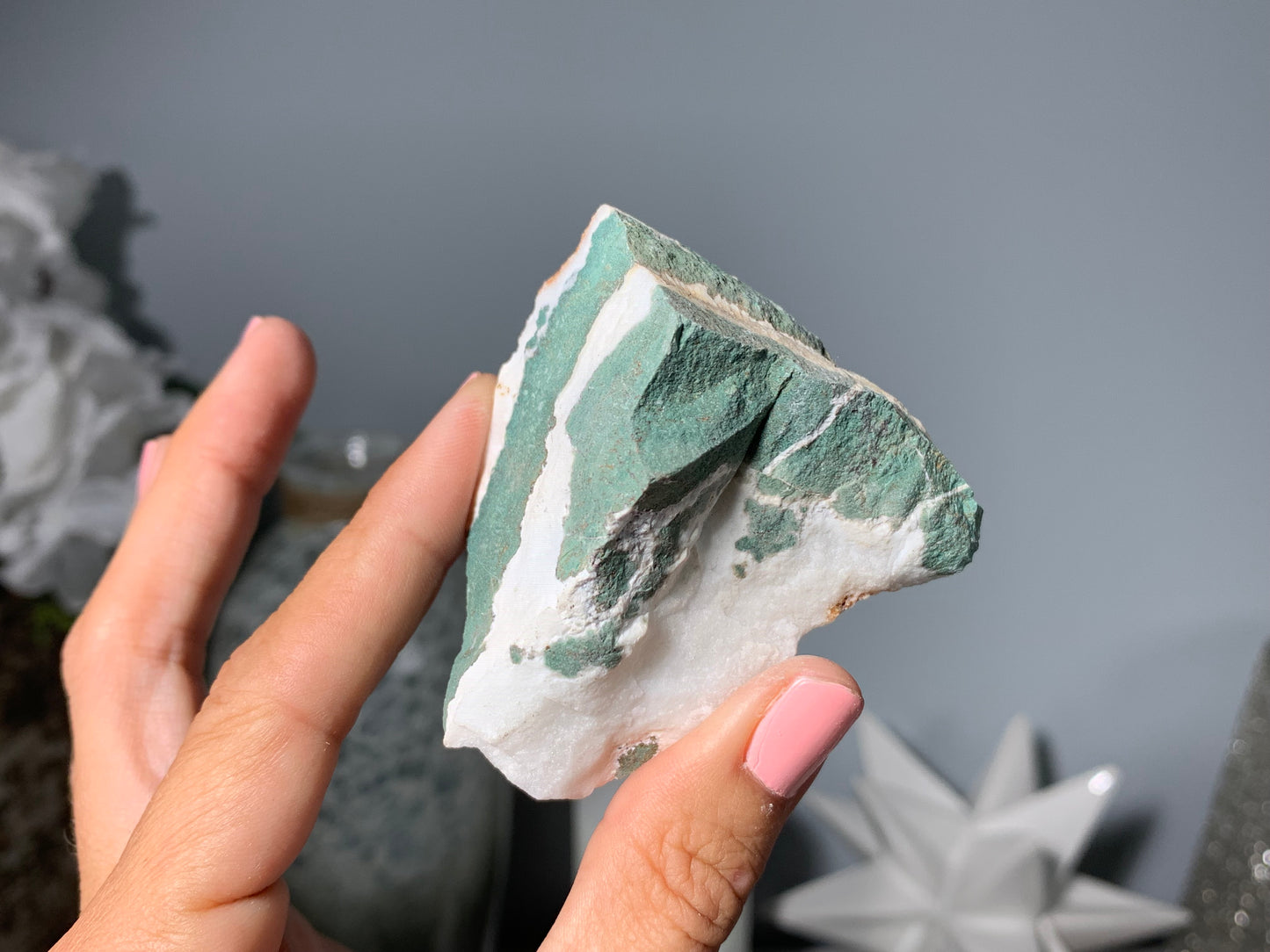 Natural Green Zebra Jasper Jumbo