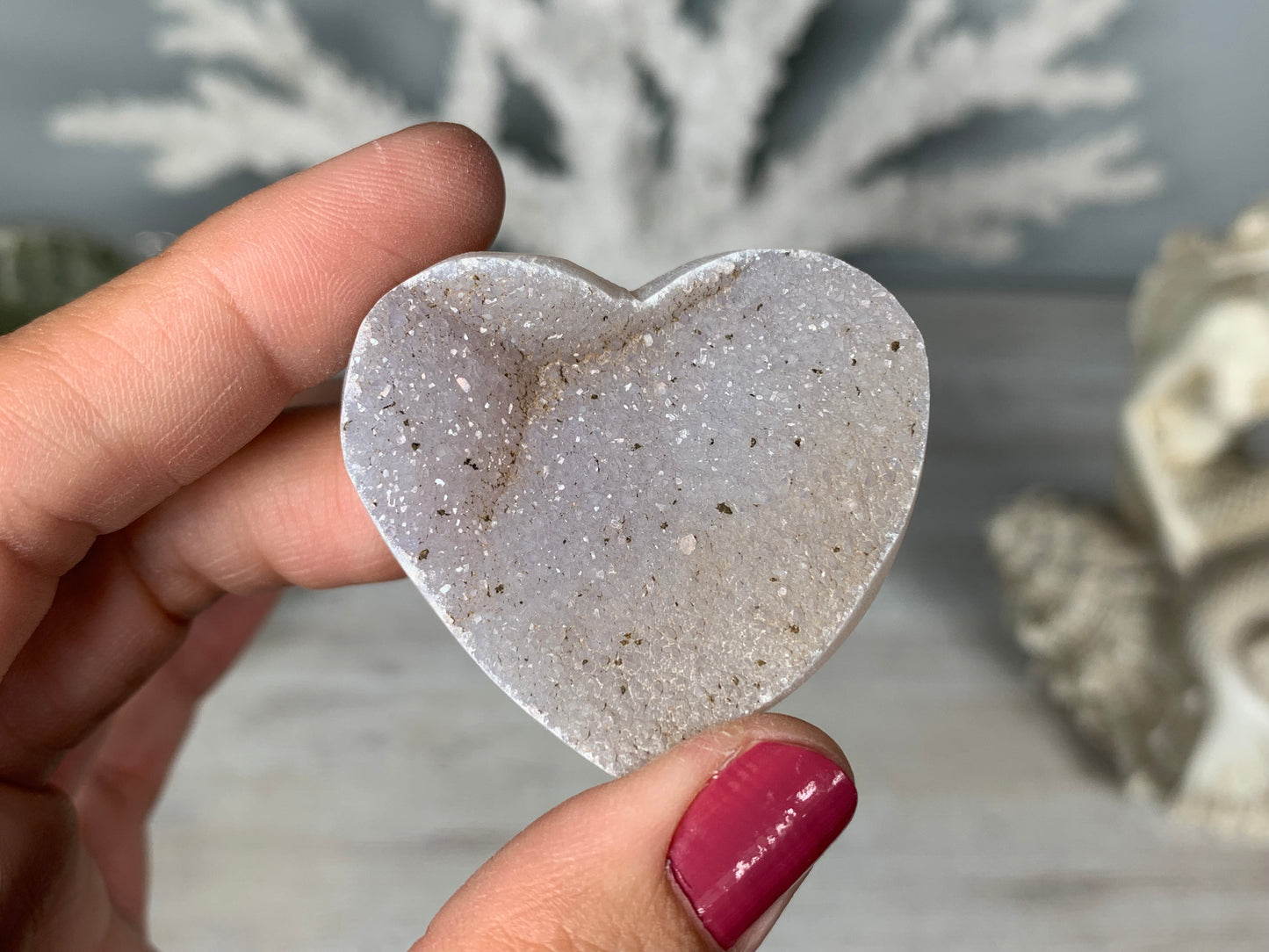 Druzy Heart (4-5 cm)