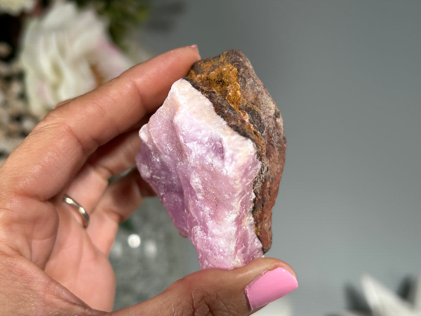 Natural Pink Aragonite (2.4", 61mm)