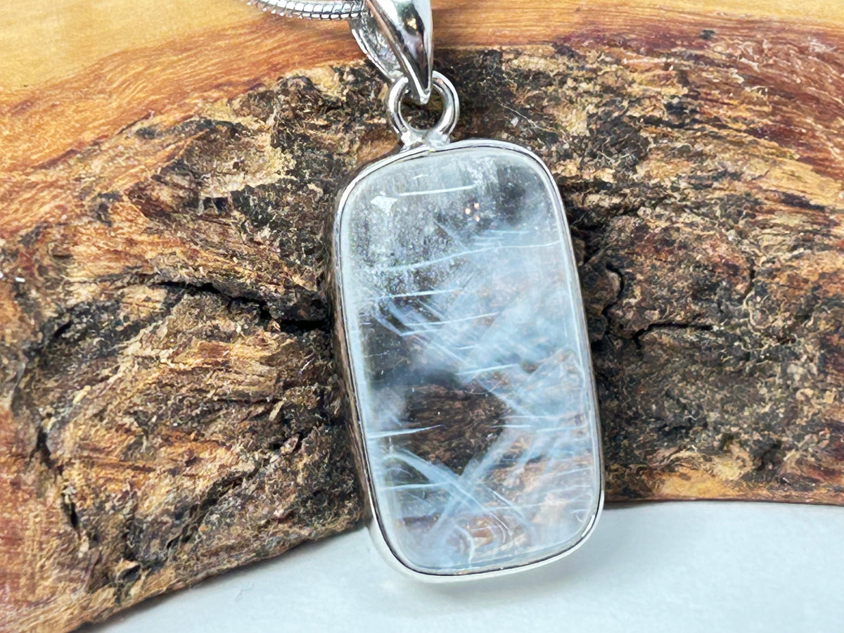 Blue Rutile Quartz Pendant
