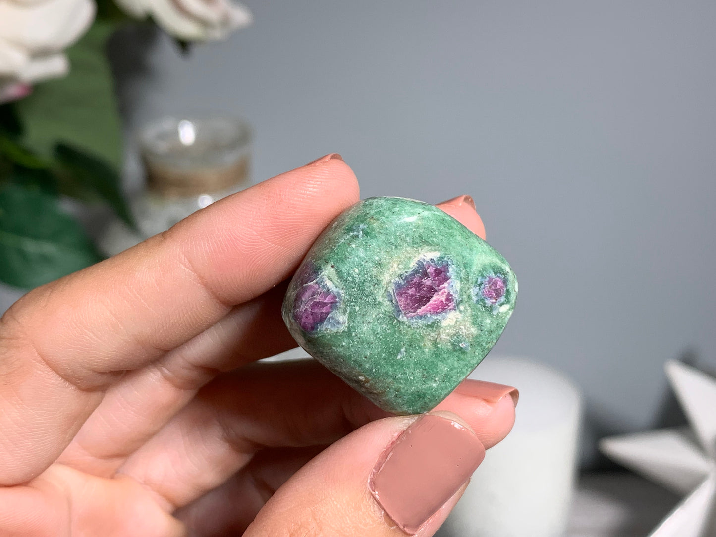 Tumbled Ruby Fuchsite Large