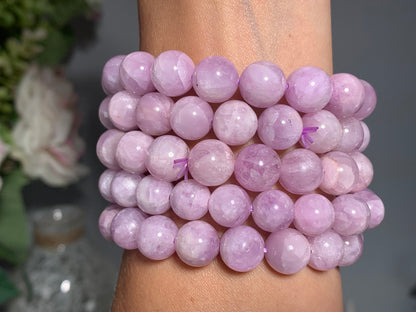 10mm Purple Kunzite Bracelet