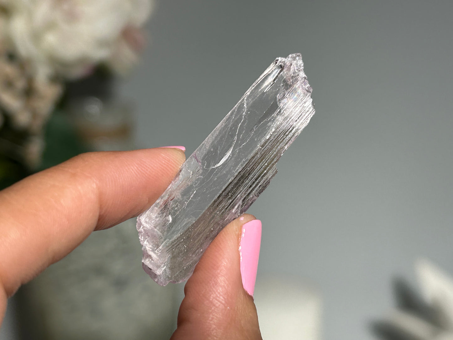 Natural Purple Kunzite Point (1.9", 47mm)