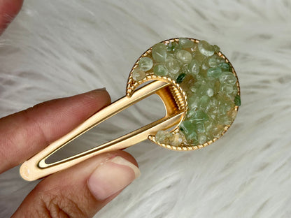 Crystal Moon Hair Clip