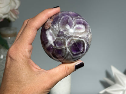 Chevron Amethyst Sphere (2.7", 68mm)