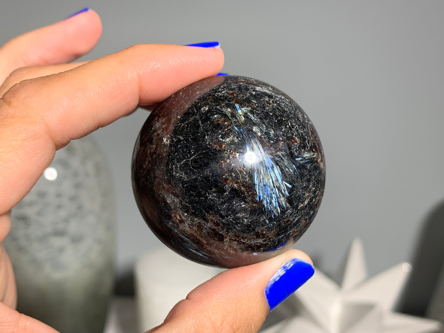 Grade A+ Anthophyllite Sphere (1.75" 45mm)