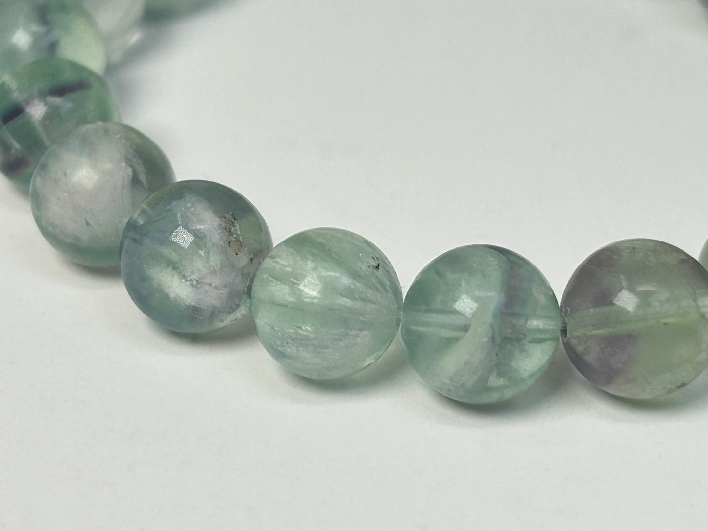 Feather Fluorite Bracelet
