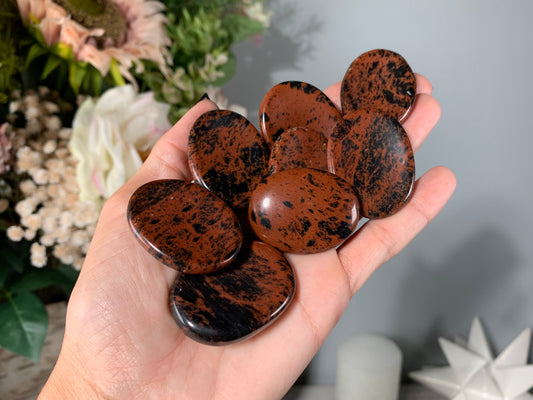 Mahogany Obsidian Thumb Stone