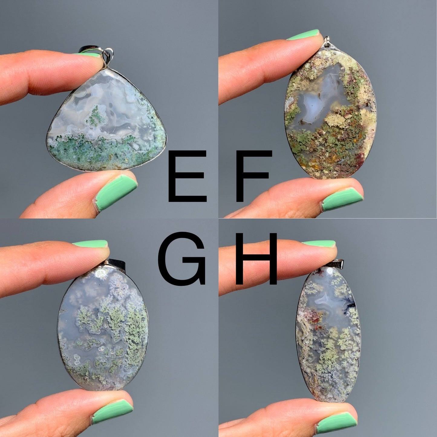 Moss Agate Pendant