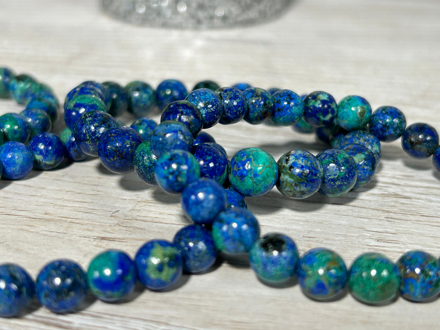 8mm Azurite Malachite Bracelet