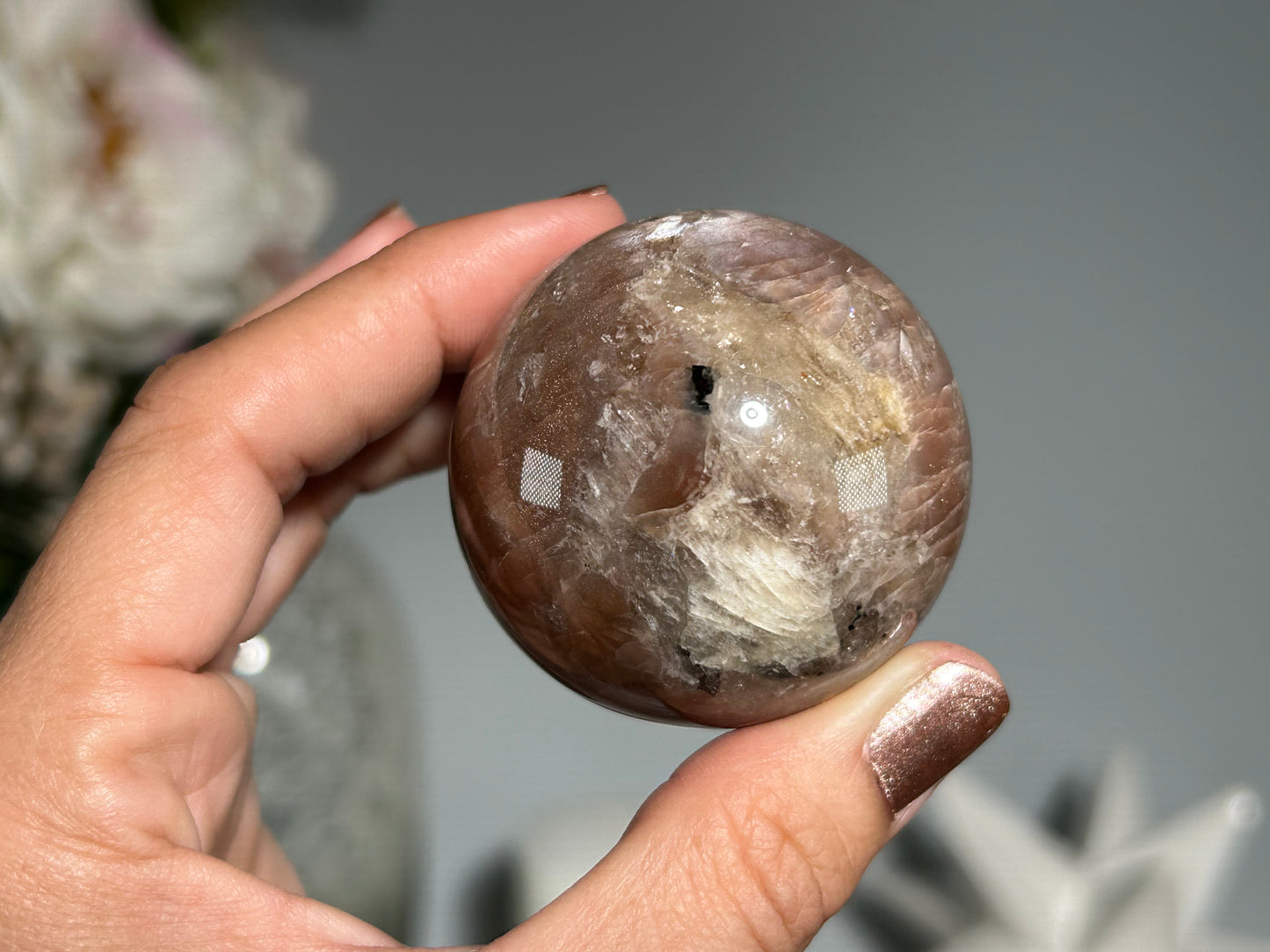 Confetti Sunstone Sphere ( 1.8", 47mm)