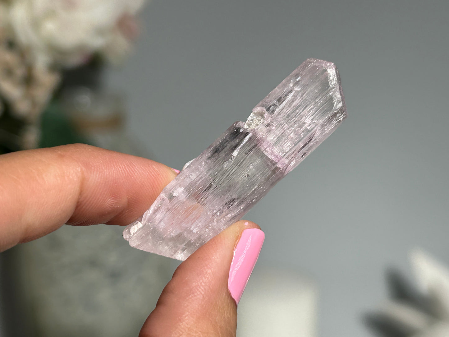 Natural Purple Kunzite Point (1.9", 48mm)