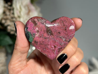 Cobalto Calcite Heart (2.3", 58mm)