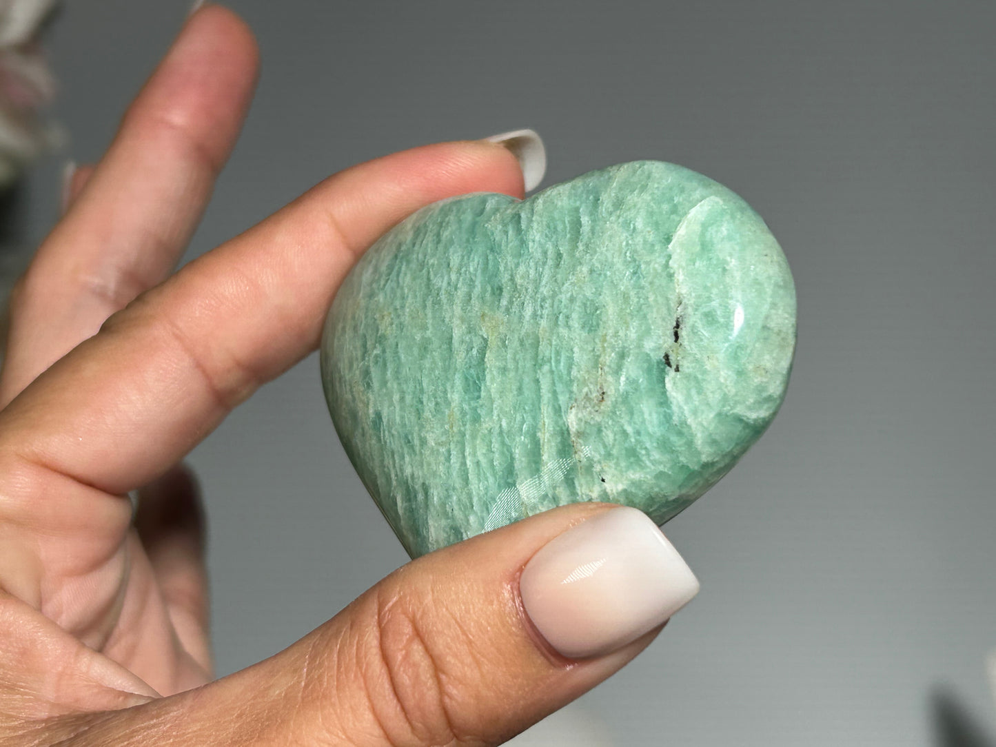 Amazonite Heart (2.2", 57mm)