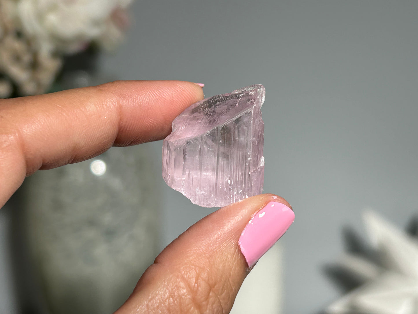 Natural Purple Kunzite Point (1", 25mm)