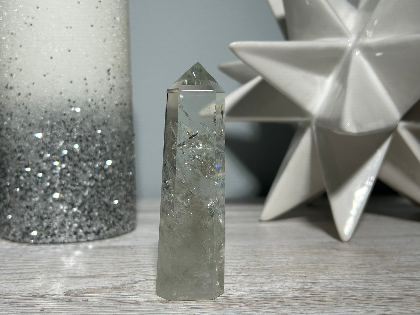 Prasiolite Tower (3.4", 86mm)