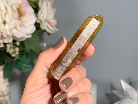 Congo Smoky Citrine Point (3", 77mm)