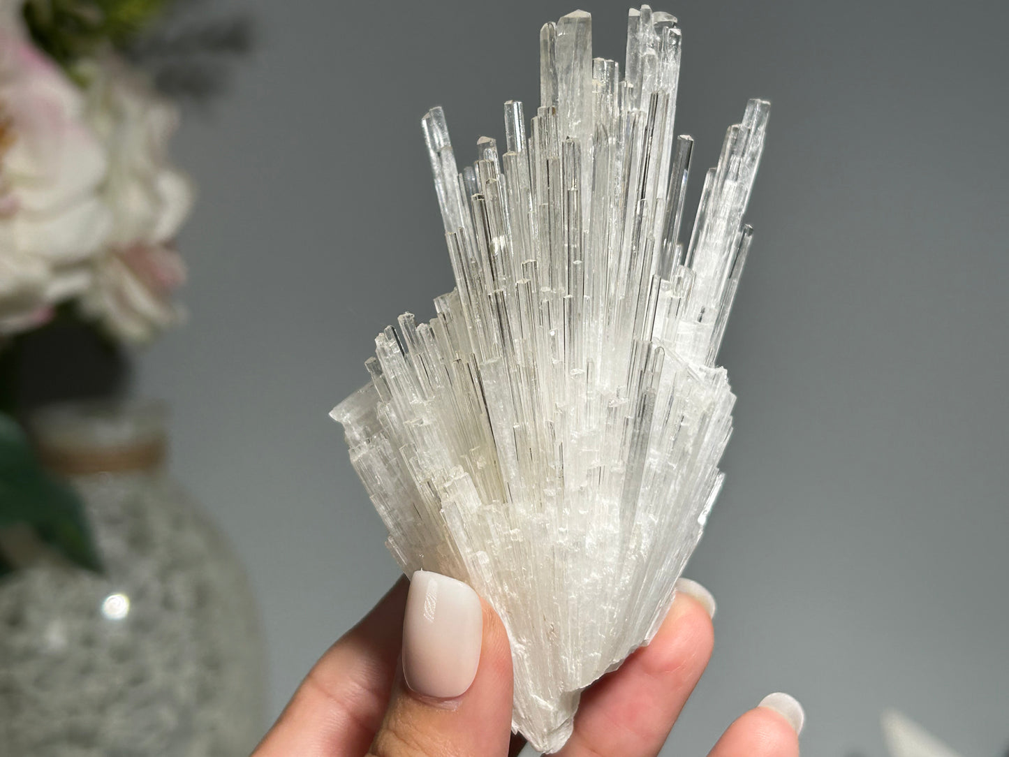 Natural Scolecite Cluster (4", 103mm)