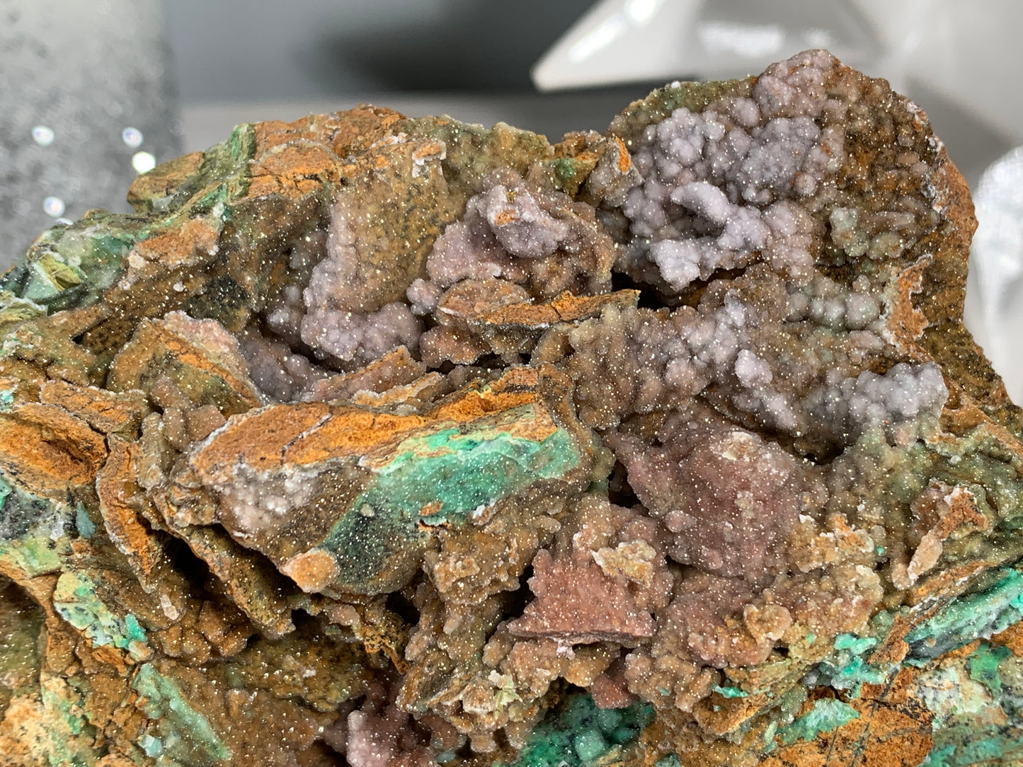 Druzy Chrysoprase (5.5", 140mm)