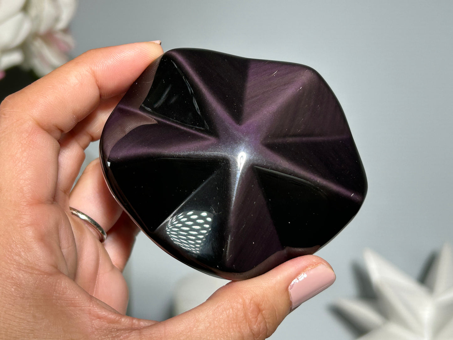 Rainbow Obsidian Star (3", 75mm)