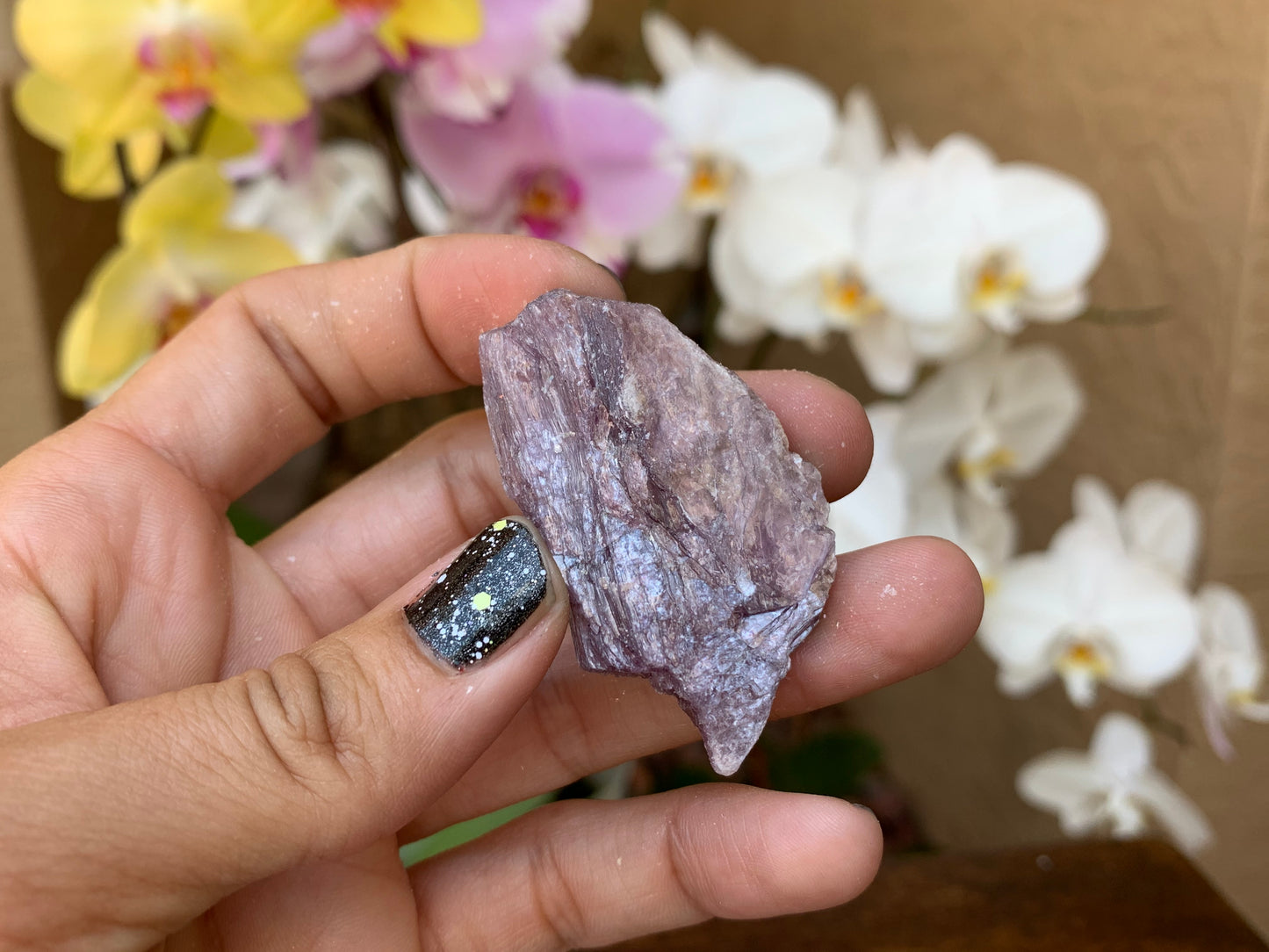 Lepidolite Slice