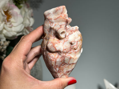 Red Vein Jasper Heart (4.2, 106mm)