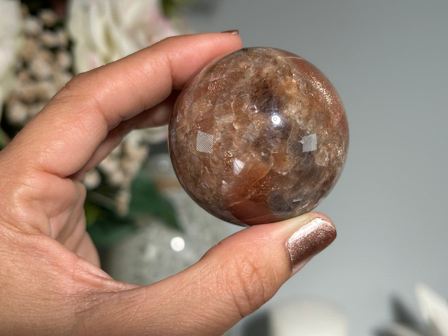 Confetti Sunstone Sphere (1.8", 47mm)