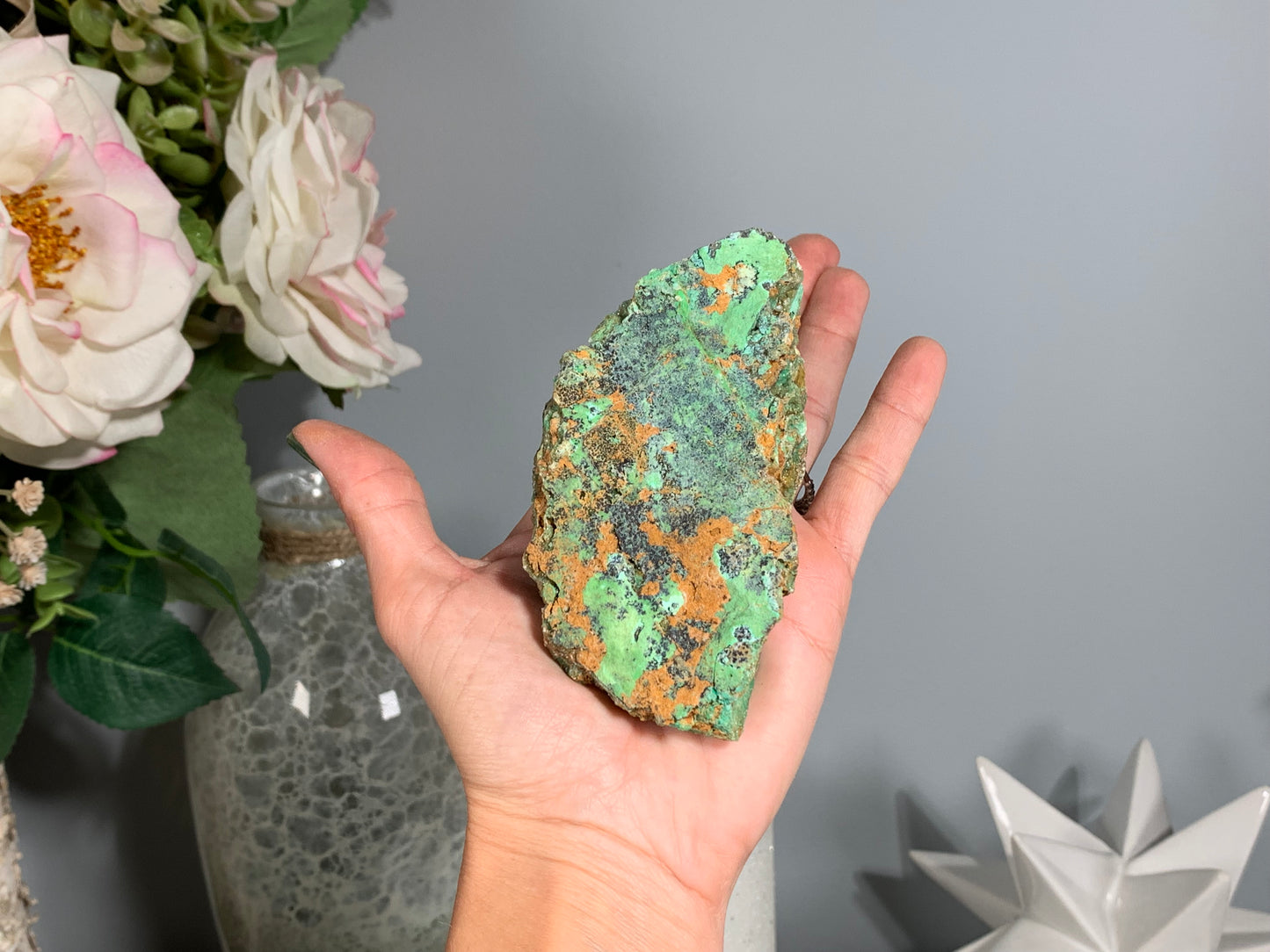 Druzy Chrysoprase (4.1", 105mm)