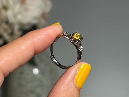 8th Vein Ocean Jasper Adjustable Ring