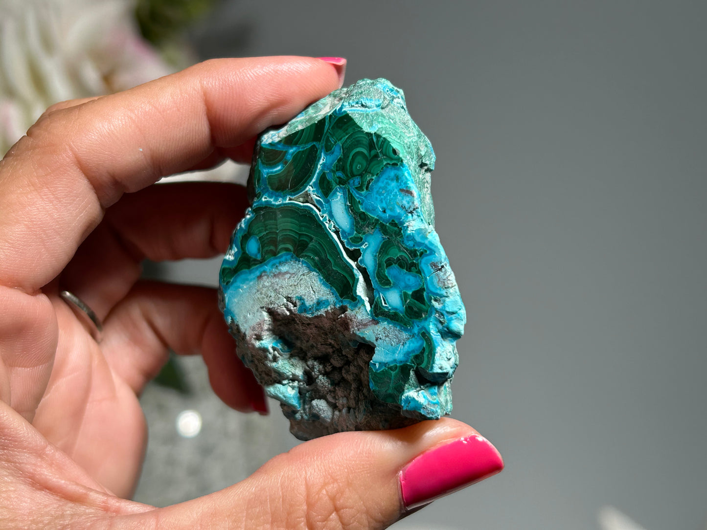 Malachite Chrysocolla Slab (2.25", 57mm)