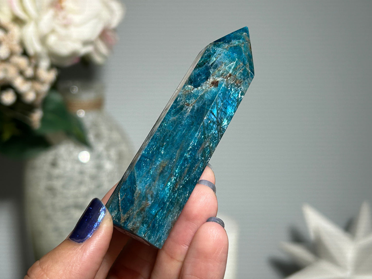 Blue Apatite Tower