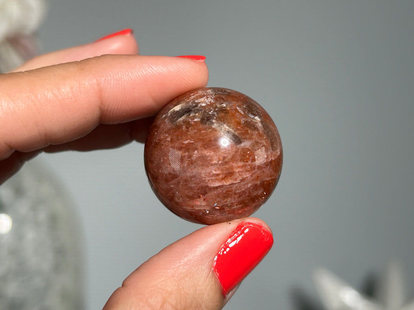 Confetti Sunstone Sphere (1", 27mm)