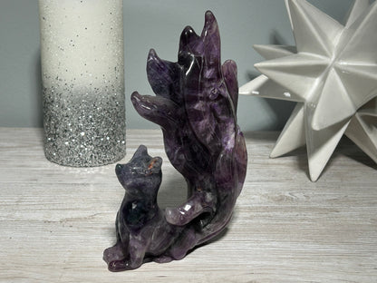 Fluorite Fox (6.6", 167mm)