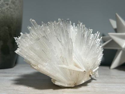 Natural Scolecite Cluster (6.8", 174mm)