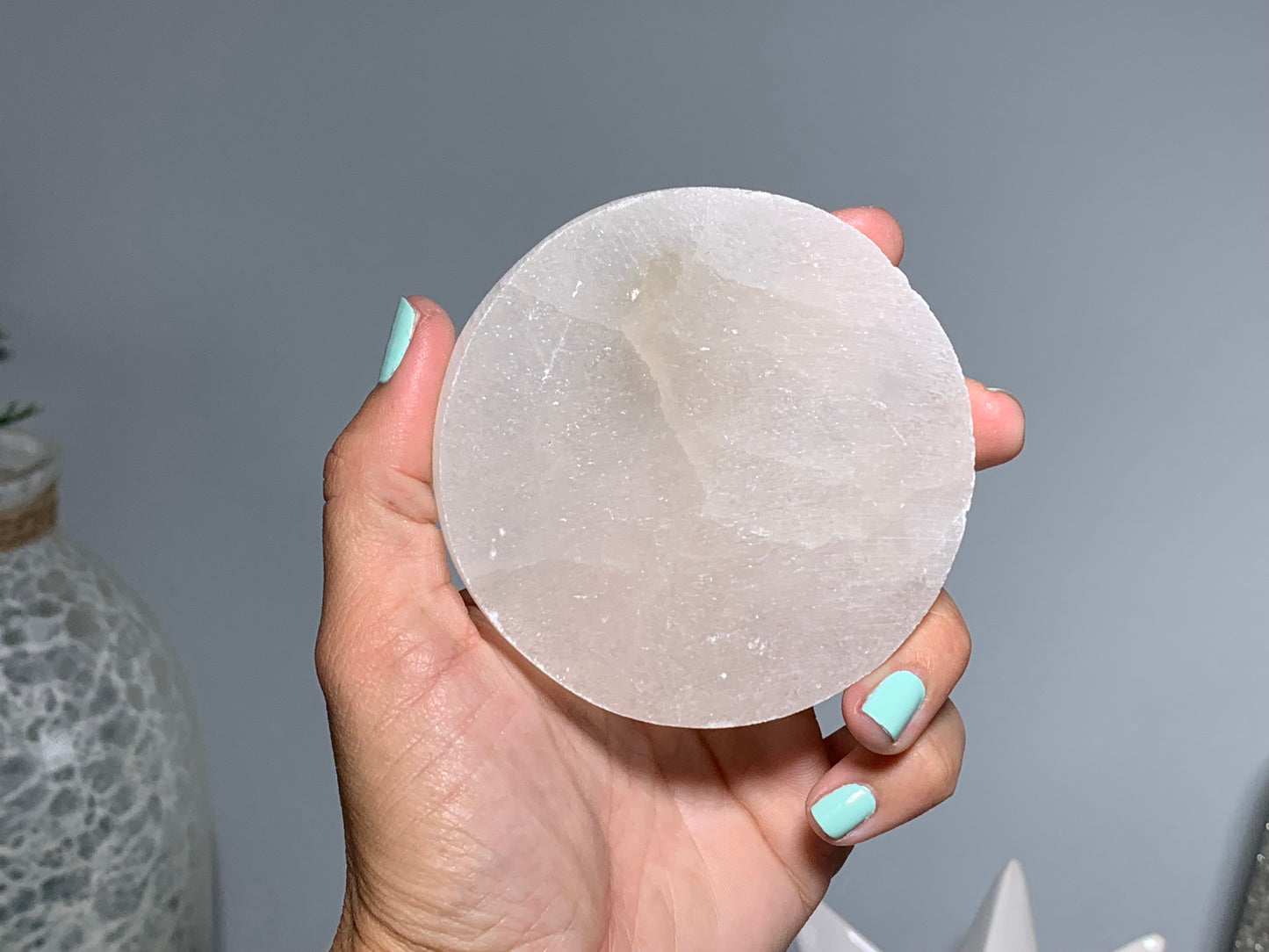 Selenite Disk (3")