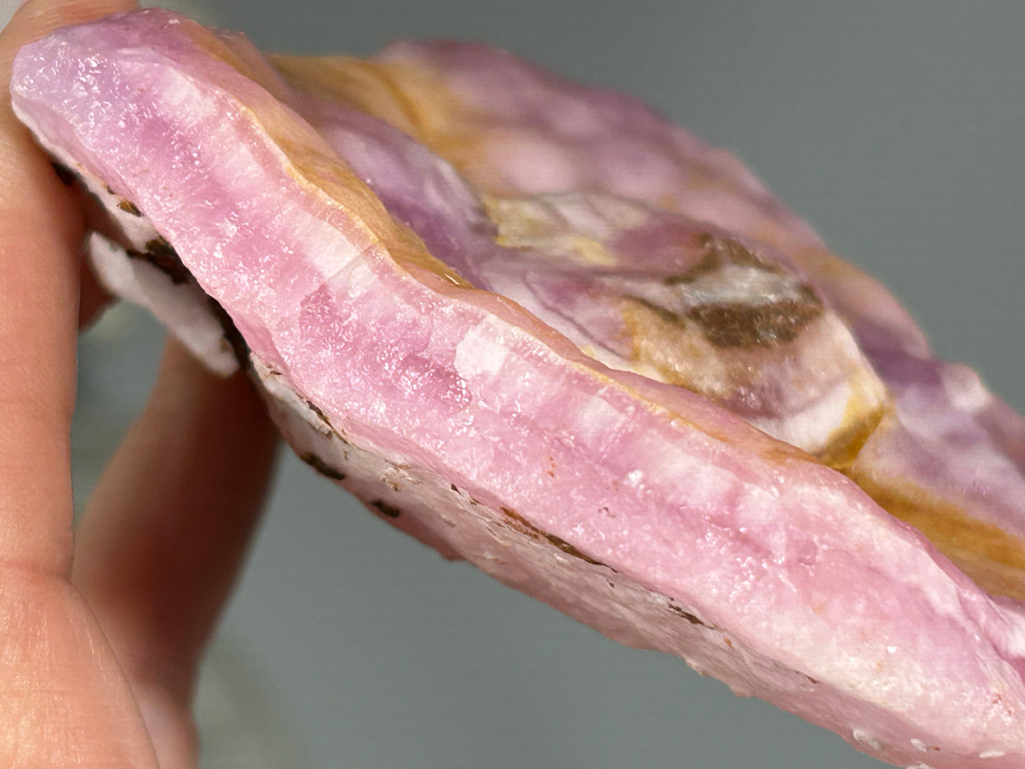 Natural Pink Aragonite (3.9", 98mm)