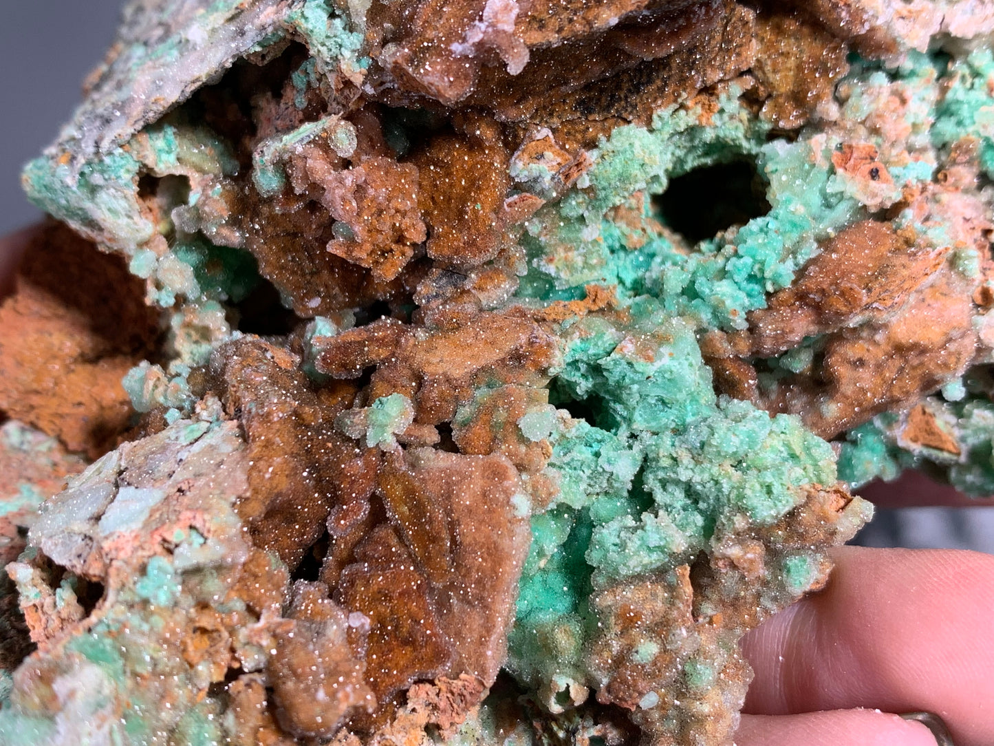 Druzy Chrysoprase (4.5", 116mm)