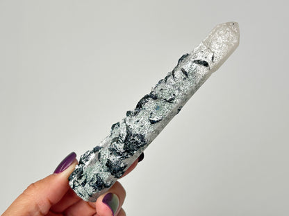 Sphalerite on Quartz (4.7", 120mm)